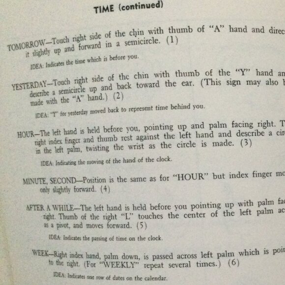 Sign Language Book - Picture 4 of 9